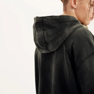 everything will be alright - Oversized Heavyweight Sun Faded - Smokey Black