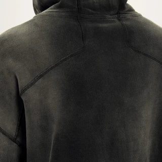 everything will be alright - Oversized Heavyweight Sun Faded - Smokey Black