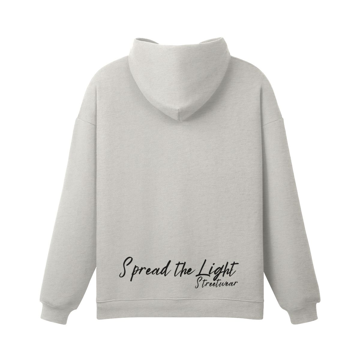 you're not alone - Fleece-Lined Double Snap Collar - Heather Grey