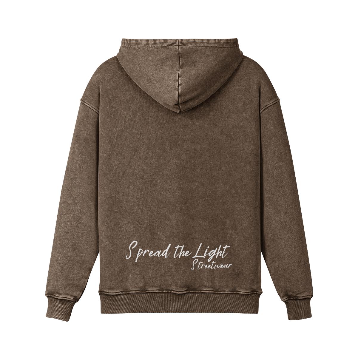 you are magic - Oversized Heavyweight Faded Hoodie - Brown